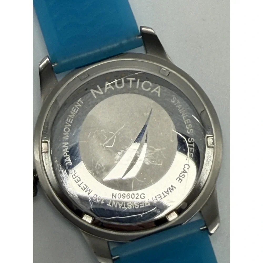 Nautica N09602G New Battery Mens South Beach Diver Watch 44MM 8.5